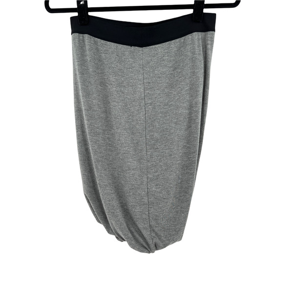 T by Alexander Wang Grey Gathered Hem Skirt - Picture 5 of 8